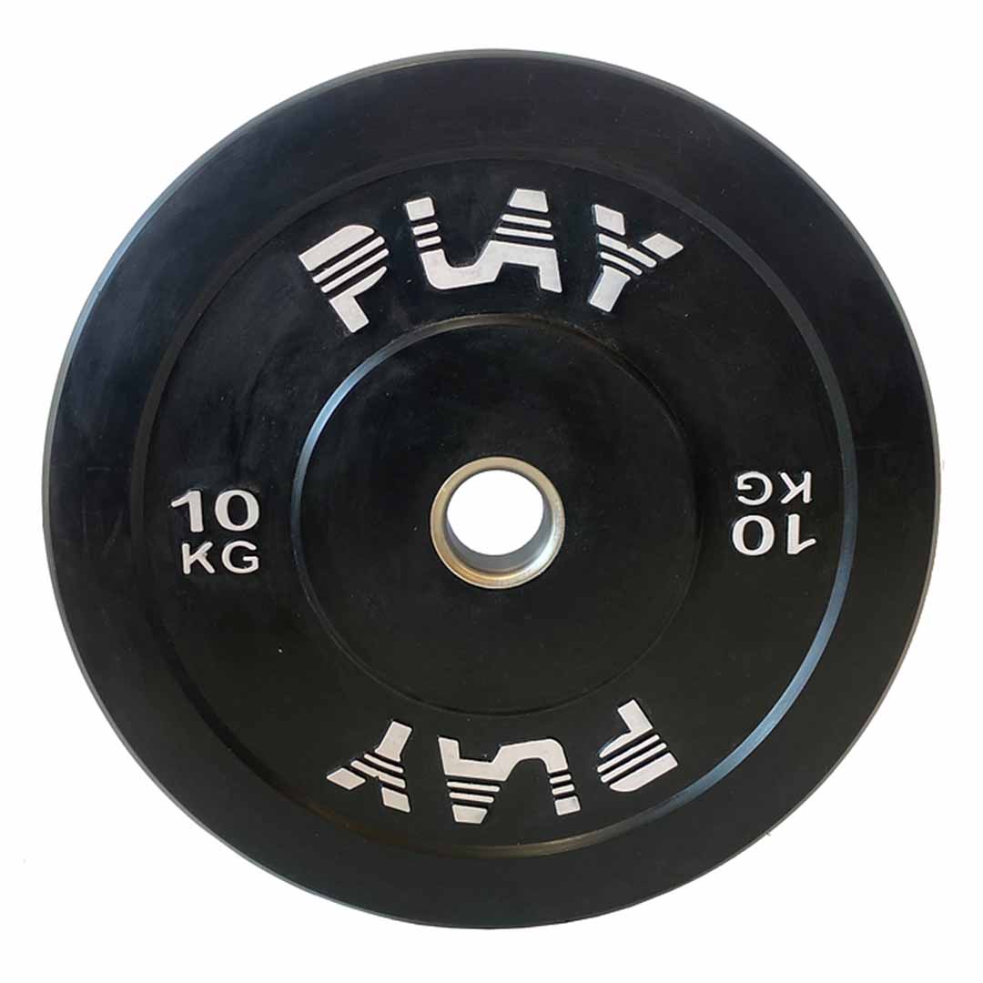 PLAY Black Bumper Plate 10 KG