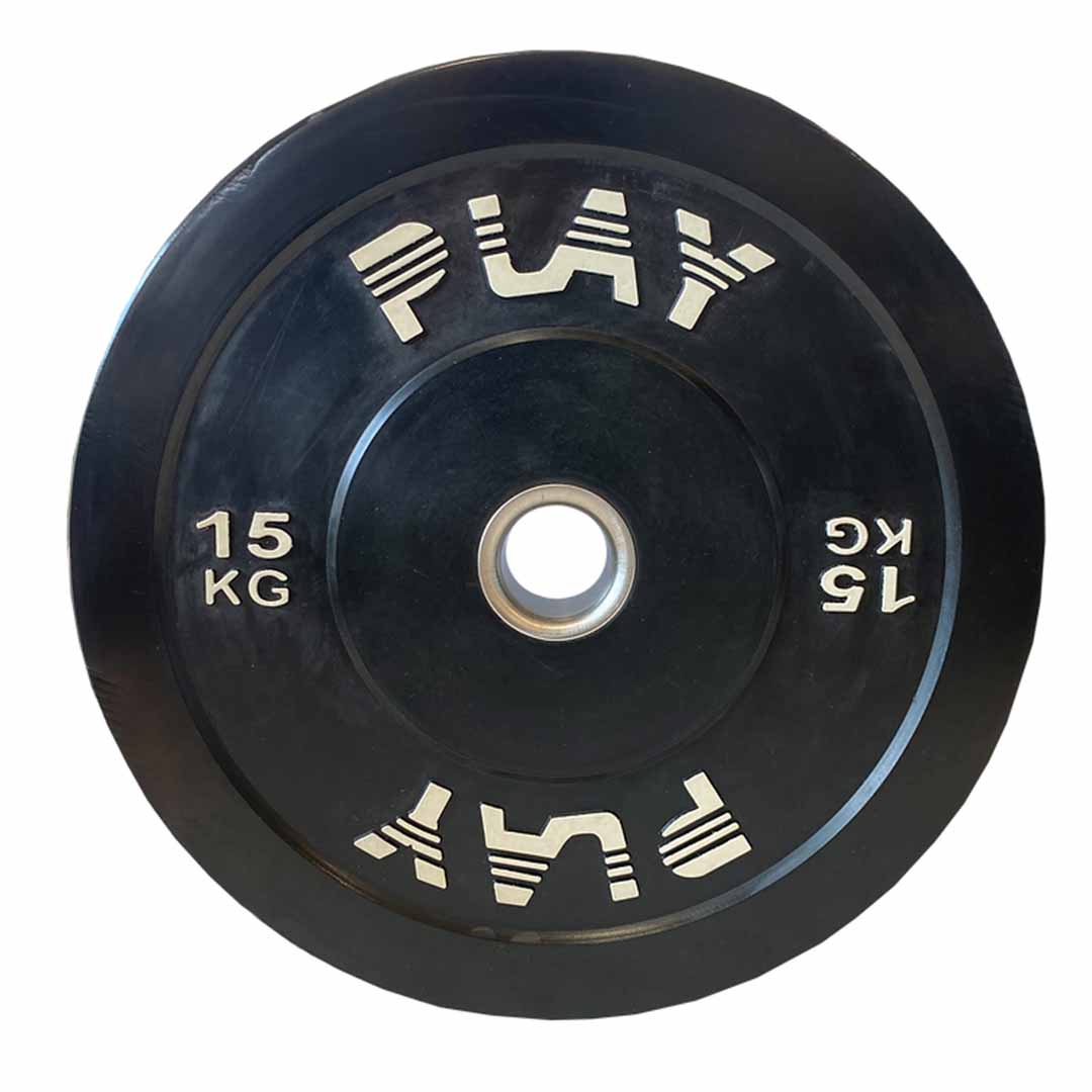 PLAY Black Bumper Plate 15 KG